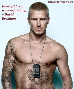 Tattooed David Beckham Picture